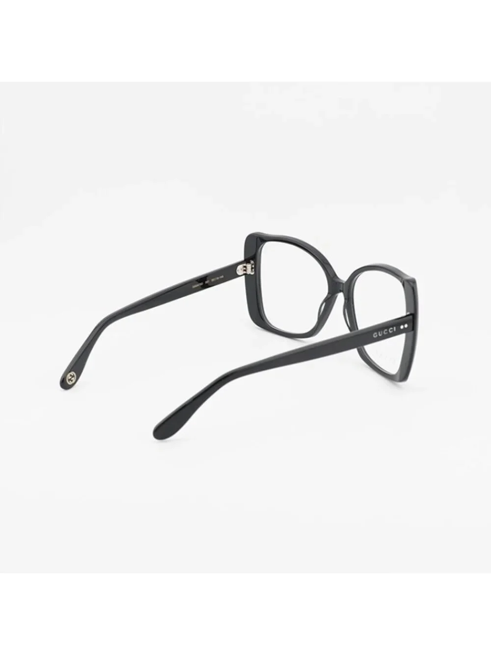 Gucci GG0473O 001 Eyeglasses Black 55mm Butterfly Frame